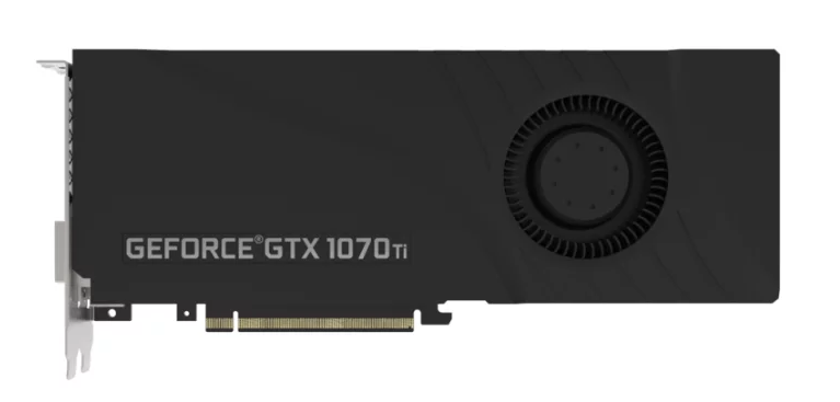 Модель от PNY GeForce GTX 1070 Ti 1607MHz PCI-E 3.0 8192Mb 8000MHz 256 bit DVI HDMI HDCP Blower