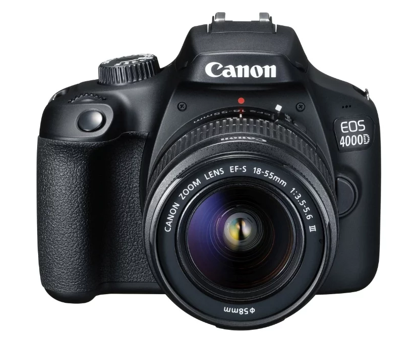 Зеркальный фотоаппарат Canon EOS 4000D Kit для видео