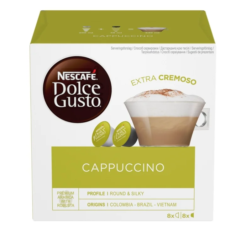 Nescafe Dolce Gusto Cappuccino 8 порций (16 капс.)