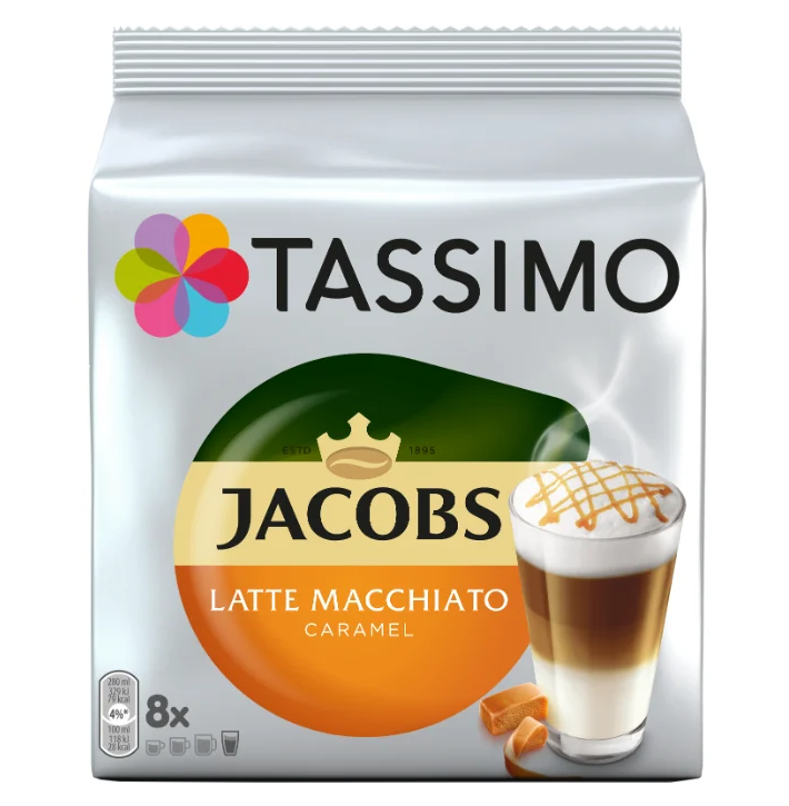 Tassimo Jacobs Latte Macchiato Caramel (8 капс.)