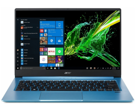 модель от Acer SWIFT 3 SF314-57-519E (Intel Core i5-1035G1 1000MHz/14"/1920x1080/8GB/256GB SSD/DVD нет/Intel UHD Graphics/Wi-Fi/Bluetooth/Windows 10 Home)