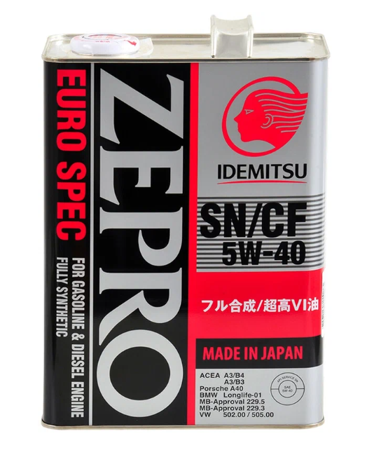 IDEMITSU Zepro Euro Spec SN/CF 5W-40